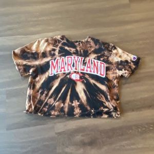 Bleached Michigan Champion Shirt
